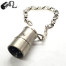 Switchcraft N3MS, 3 Pin Male XLR Shorting Plug Connector with Chain