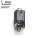 Switchcraft 113 1/4", 2 Conductor Mono PC Mount, Switched Female Jack