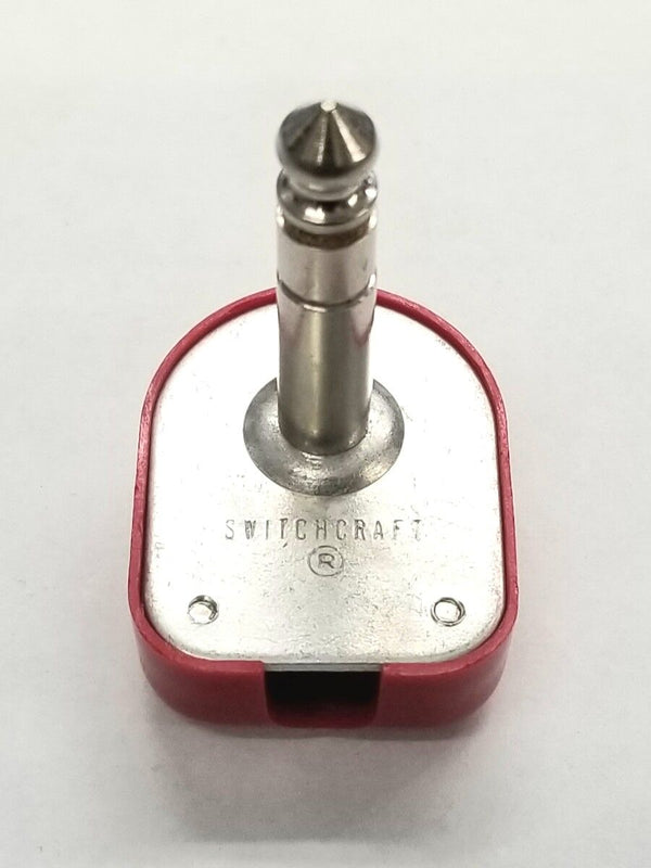 Switchcraft 239, 1/4" TRS-M Right Angle Plug, Solder Contacts