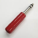 Switchcraft 482NC 1/4" 3 Conductor Mil-Style Male Plug w/Red Metal Handle