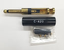 Switchcraft C-420,  2-Conductor, Screw Terminals, Black Handle