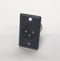 Switchcraft D3MBAU, 3 Pin Panel Mount Male Receptacle