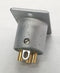 Switchcraft QGP363, 3 Gold Pin Panel Mount Male Receptacle
