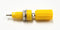 Sato Parts # T-3025-Y, Yellow Female Banana & Wire Binding Post