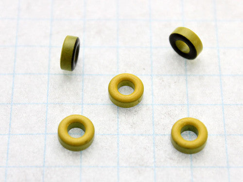 Amidon Associates T25-6, 6 Material Iron Powder Toroids 5 Pack