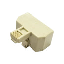 Philmore TEC298, 8 Conductor RJ45, Single Male to Dual Female Modular Adapter