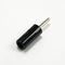 Sato Parts # TJ-2-P-B, Black Pin Tip Plug ~ Solder Type, 18AWG Max.