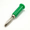 Sato Parts # TJ-560-G, Green Male Banana Plug ~Solder Type, 16AWG Max.