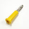 Sato Parts # TJ-560-Y, Yellow Male Banana Plug ~Solder Type, 16AWG Max.