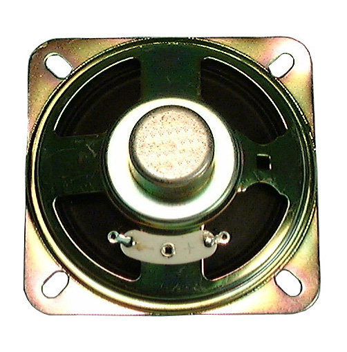 Philmore # TS29 4.0" Square Flanged Speaker, 8 Ohm 1.0 Watt