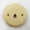 Philmore TWP53 4 Conductor RJ11, 3-1/4” Diameter Round Ivory Mudular Wall Plate