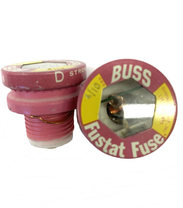 Bussman S-4/10, 0.4A Fustat Screw in Time-Delay, Dual-Element Fuse ~ S4/10
