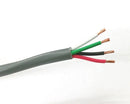 25' 4 Conductor 22 Gauge Unshielded Cable, CMR 25 Foot Length 4C 22AWG U2204