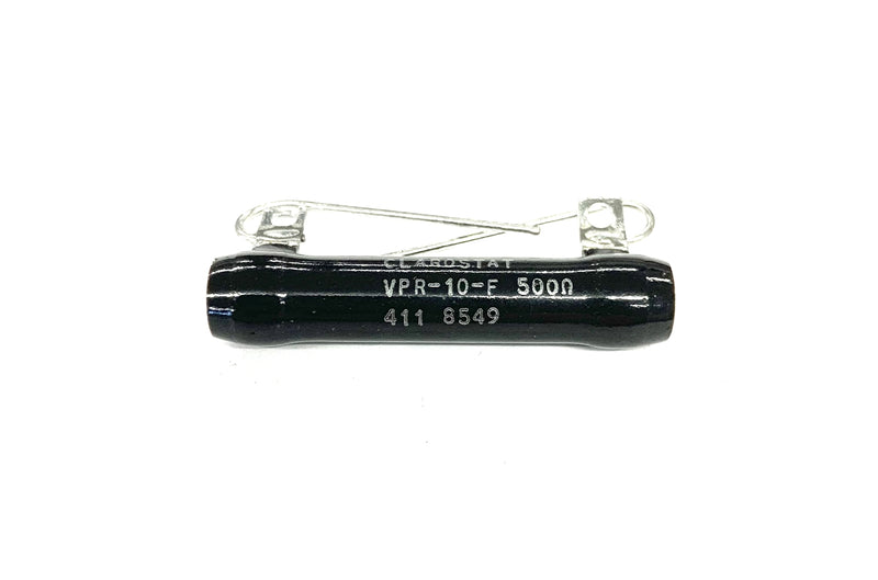 Clarostat VPR10F-500, 500 Ohm 10 Watt, Wirewound Tubular Power Resistor 10W