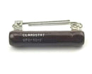 Clarostat VPR10F-225, 225 Ohm 10 Watt, Wirewound Tubular Power Resistor 10W