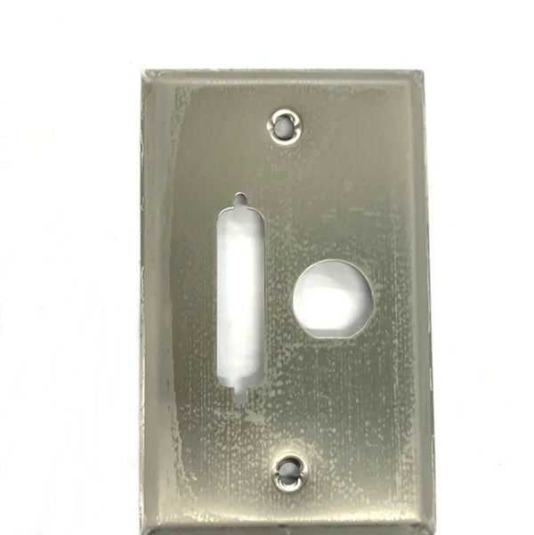 WP-25/TW, Steel Wall Plate for DB25 / DB44 & 3/4" Twinax Coaxial Connectors