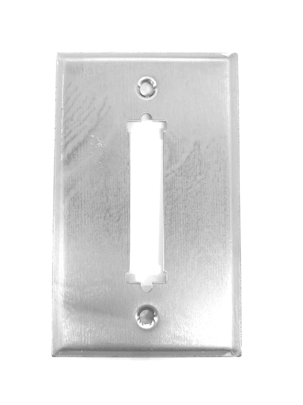 WP-36-1H, Single Hole Steel Wall Plate for 36 Pin Centronics Connectors