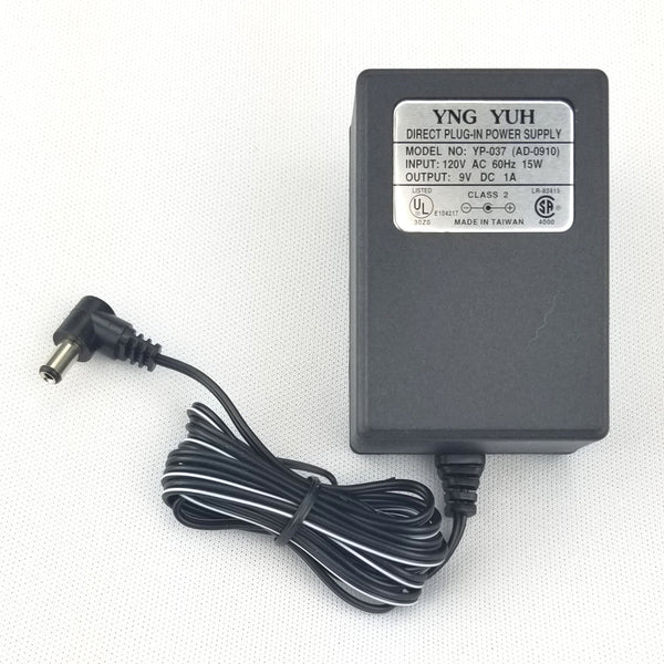 9V DC @ 1A Unregulated Power Supply, 2.1mm x 5.5mm Center Postitive, YP-037 (AD-0910)