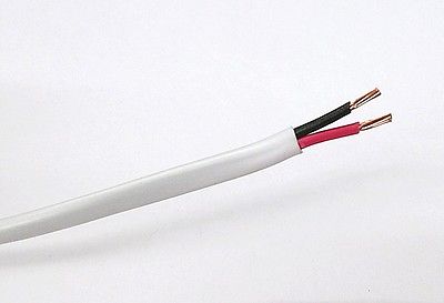 25' 2 Conductor 18 Gauge Unshielded Cable, CMR Rated ~ 2C 18AWG U1802 - MarVac Electronics