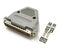 HD 62 Pin Male D-Sub Cable Mount Connector w/ Plastic Cover & Hardware DB62
