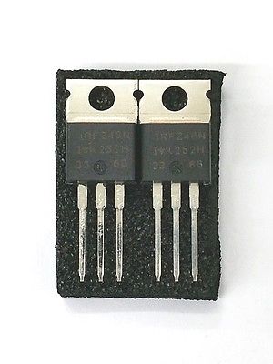 Lot of 2 IRF International Rectifier IRFZ48N 64A, 55V N Channel Power Mosfet - MarVac Electronics