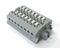 Sato Parts # ML-1700-A-8P 8 Position Screwless Terminal Block ~ 10A @ 300V