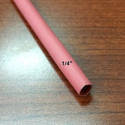 4' CYG CD-DWT3X 1/4" RED 3:1 Adhesive Lined Waterproof Heat Shrink 4 Foot Length - MarVac Electronics
