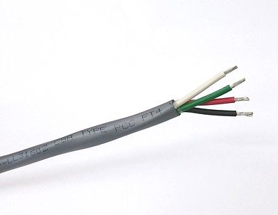 10' Alpha Wire 5064C, 4 Cond 18 Gauge Unshielded Cable 4C 18AWG Oil & Sun Resist - MarVac Electronics