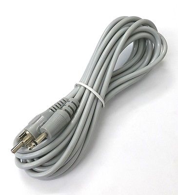 10' 3.5mm Mono Mini Plug to Single RCA Plug AV Cable, 10 Foot Grey - MarVac Electronics
