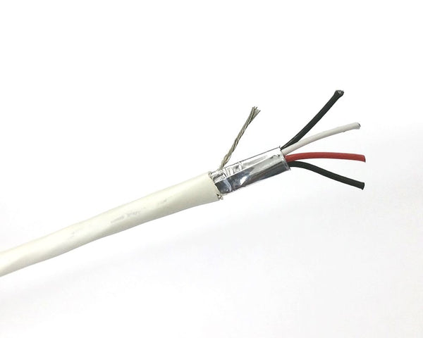 25' Belden 82502 2 Pair 24 Gauge Shielded CMP FT6 Plenum Rated Cable 2PR 24AWG - MarVac Electronics