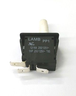 PP1-EB7-1A2 SPDT ON-(ON) Push Button Door Switch 16A @ 125V AC - MarVac Electronics