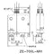 70 Amp Heavy Duty Pushbutton Circuit Breaker ~ Zing Ear ZE-700L-MH-70 70A - MarVac Electronics