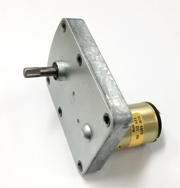 ECM 4865 50RPM 12V DC Geared Motor with 1/4" Shaft E.C.M. Schaumburg ILL