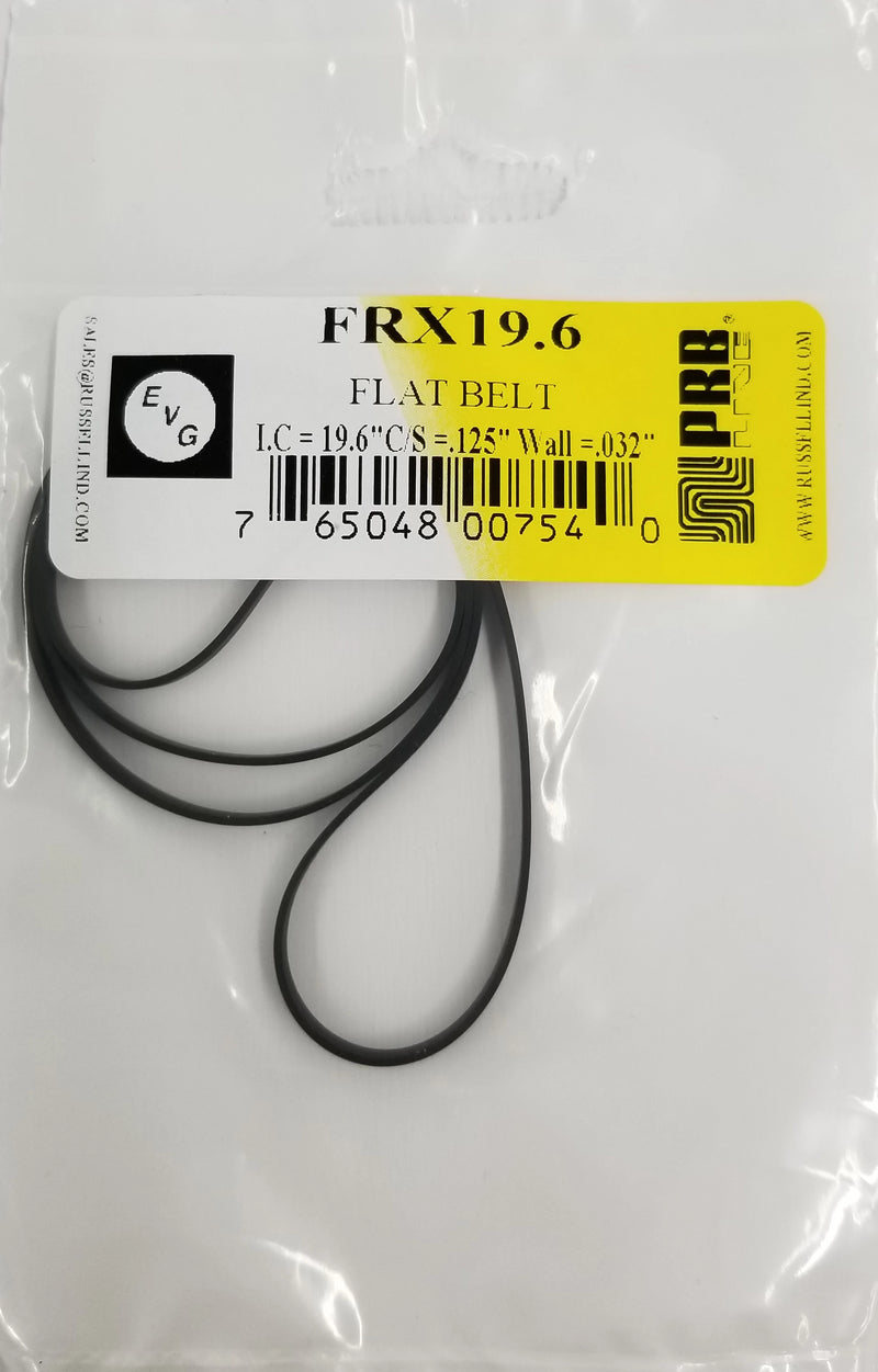 PRB FRX 19.6 Flat Belt for VCR, Cassette, CD Drive or DVD Drive FRX19.6