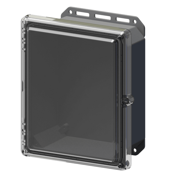 Serpac I342HLGC Hinged Lid Cabinet IP67 Waterproof Enclosure 11.8 x 10.2 x 5.5"