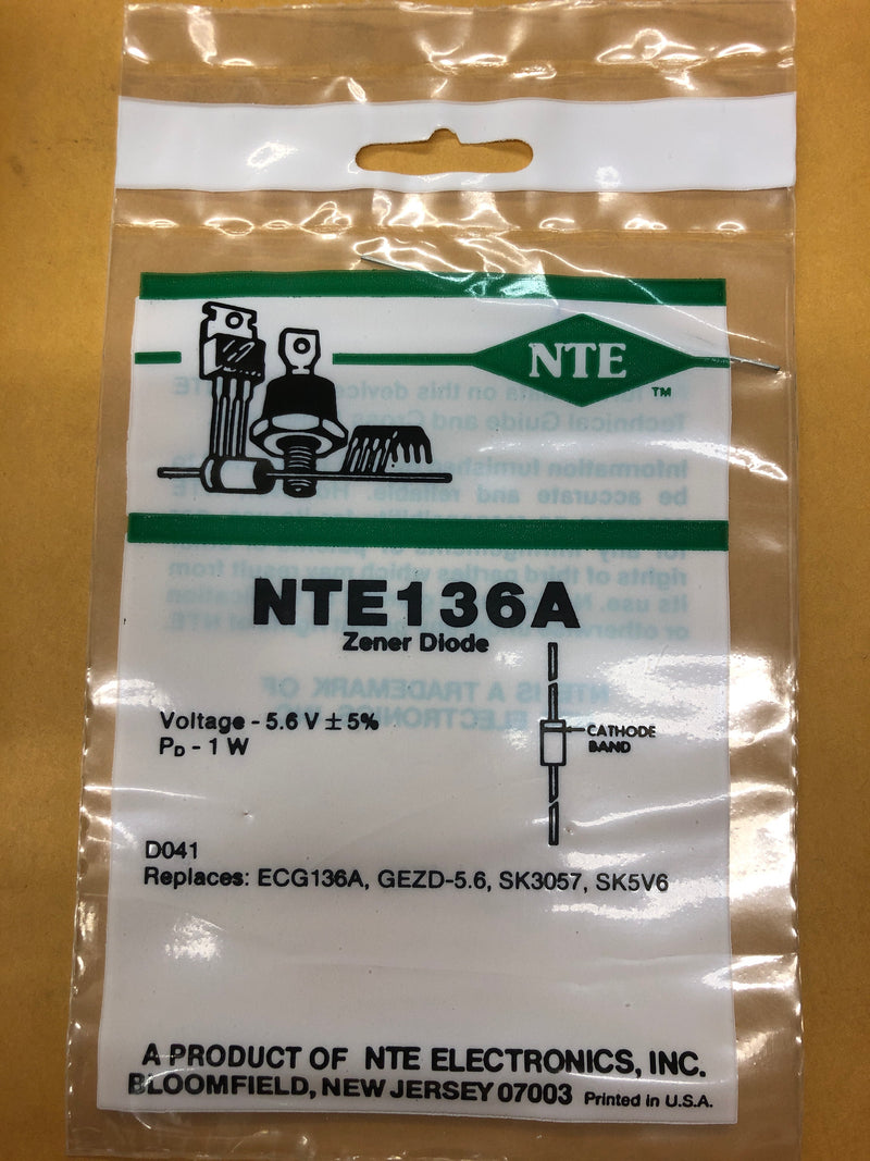 NTE136A ZENER DIODE