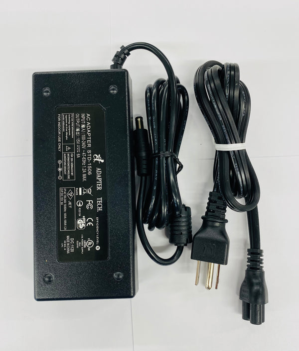 STD-1506 Power Supply Output Voltage 15V DC 6amp 2.5mmx5.5mm Plug