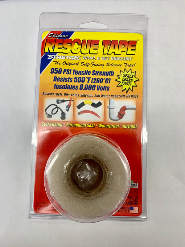Rescue Tape204USC04-Clear Self Fusing Silicone Emergency Repair Tape