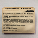Pfanstiehl 4760-D6 Diamond Needle