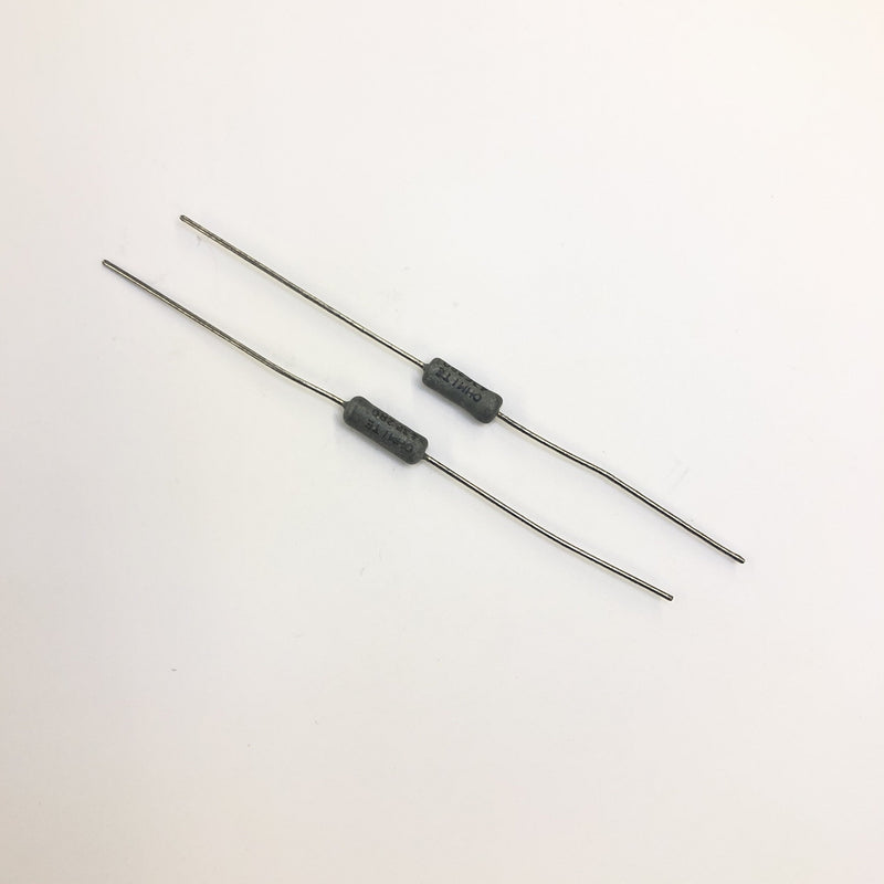 Lot of 2, Ohmite 43FR50 0.5 Ohm 3 Watt 1% Wirewound Power Resistors 3W