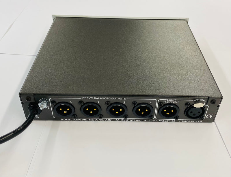 APHEX 120A, Distribution Amplifier with 1 XLR Input and 4 XLR Outputs