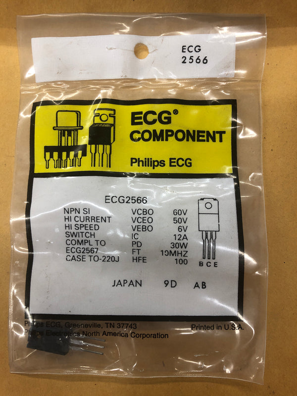 ECG2566 T NPN SI HI CURRENT SPEED