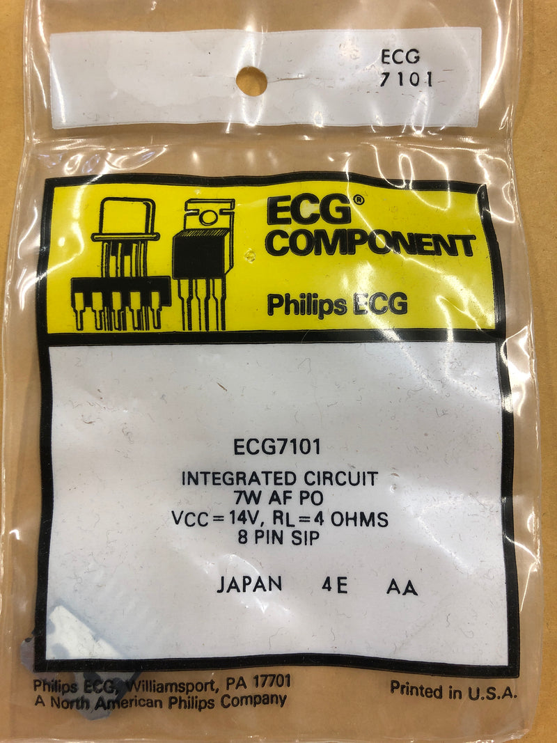 NTE/ECG 7101 INTEGRATED CIRCUIT