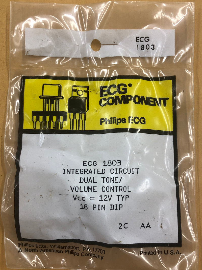 ECG1803 IC STEREO AUDIO CONTROL