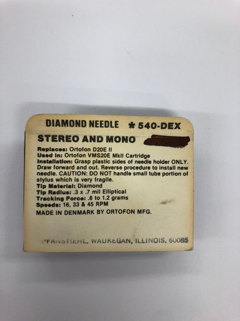 Pfanstiehl 540-DEX Diamond Needle