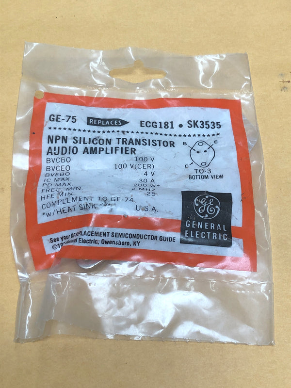 Silicon power transistor GE-75 (181)