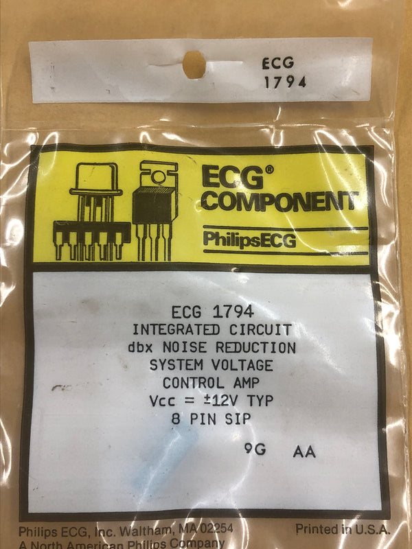 ECG1794 IC DBX NOISE REDUCTION