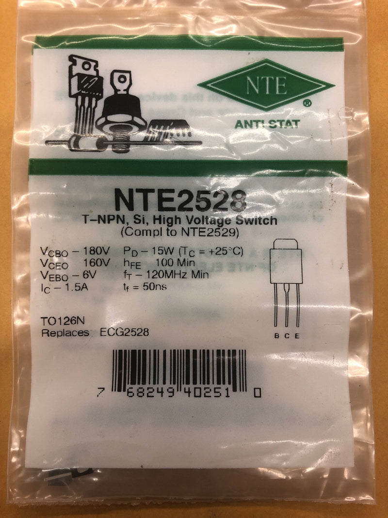 NTE2528 T NPN SI HI VLTG SW