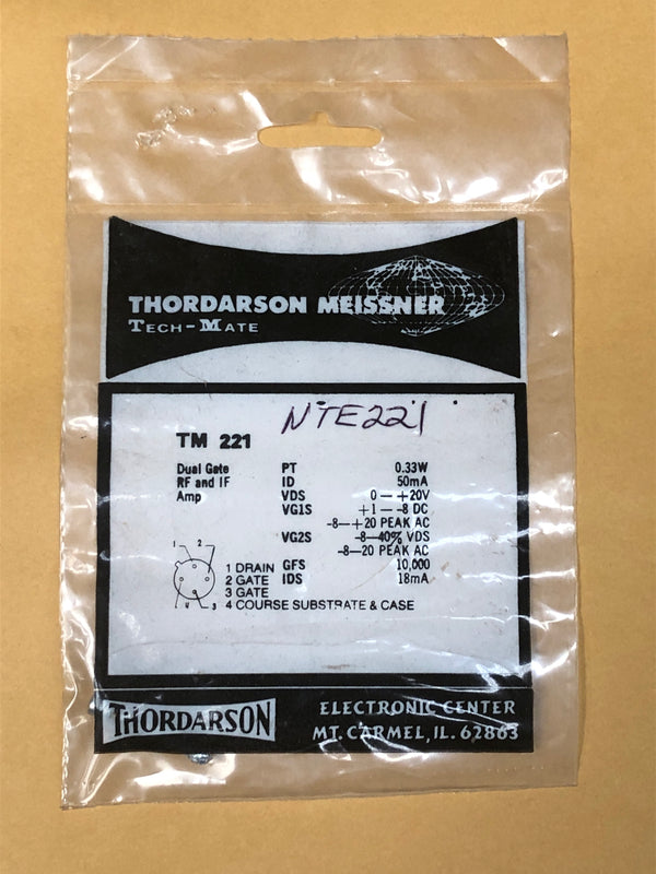 Dual gate n-channel for vhf TM221 (221)