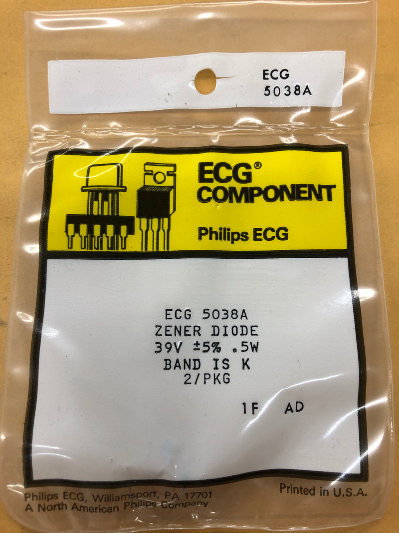ECG5038A ZENER DIODE